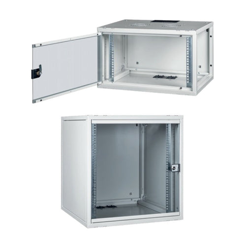 LK1912U45P - ARMADIO RACK 19 DA 12 UNITA'' - PROFONDITA'' 450MM - DA ASSEMBLARE - GRIGIO