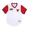 MITCHELL & NESS Casacca Uomo Nba Fashion Mesh V-neck Hardwood Classics Chibul White/original Team Colors da uomo