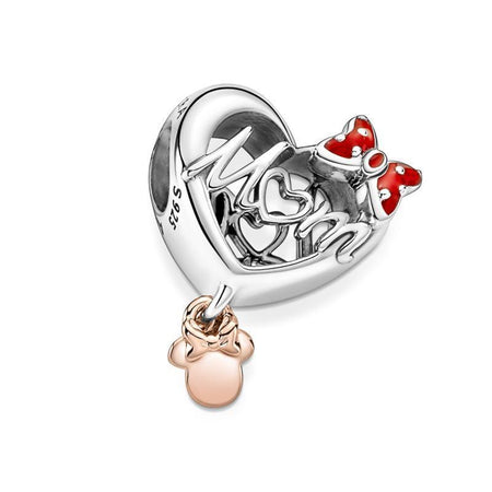 PANDORA - Disney, Charm Minnie Mamma nel Cuore