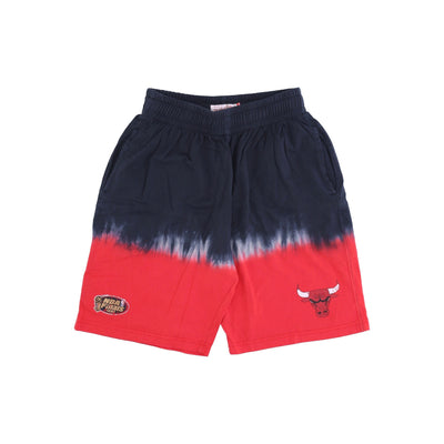 MITCHELL & NESS Pantalone Corto Uomo Nba Horizontal Tie Dye Short Hardwood Classics Chibul Original Team Colors da uomo