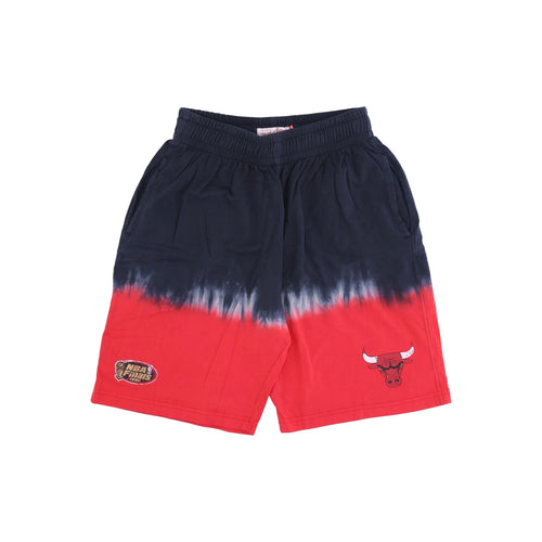 MITCHELL & NESS Pantalone Corto Uomo Nba Horizontal Tie Dye Short Hardwood Classics Chibul Original Team Colors da uomo