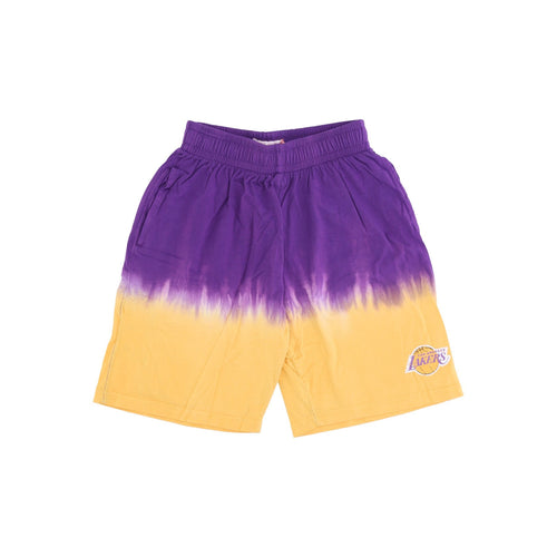 MITCHELL & NESS Pantalone Corto Uomo Nba Horizontal Tie Dye Short Hardwood Classics Loslak Original Team Colors da uomo