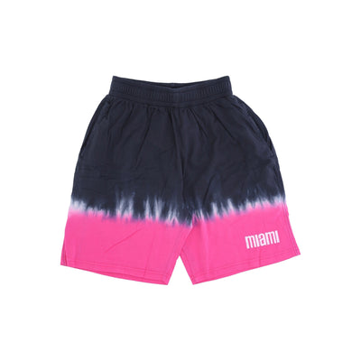 MITCHELL & NESS Pantalone Corto Uomo Nba Horizontal Tie Dye Short Hardwood Classics Miahea Original Team Colors da uomo