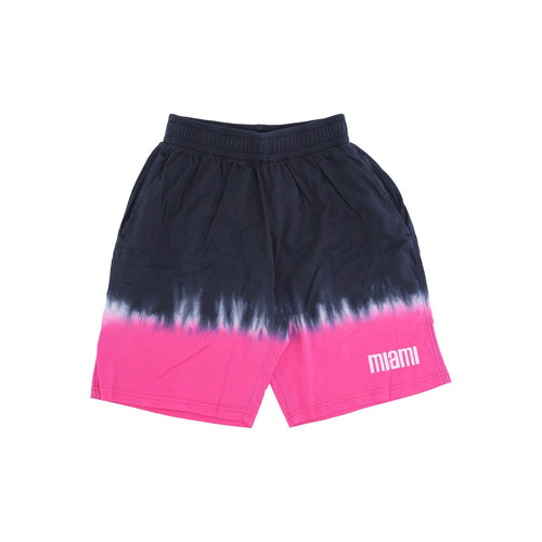 MITCHELL & NESS Pantalone Corto Uomo Nba Horizontal Tie Dye Short Hardwood Classics Miahea Original Team Colors da uomo