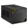 SHARKOON CASE MINI-ITX, 2 SLOT, 37 X 22.5 X 18.0 CM , USB 3.0, USB 2.0, 1X 120 MM FAN (PRE-INSTALLED), DRIVE BAYS 2,5-SSD