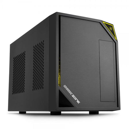 SHARKOON CASE MINI-ITX, 2 SLOT, 37 X 22.5 X 18.0 CM , USB 3.0, USB 2.0, 1X 120 MM FAN (PRE-INSTALLED), DRIVE BAYS 2,5"-SSD