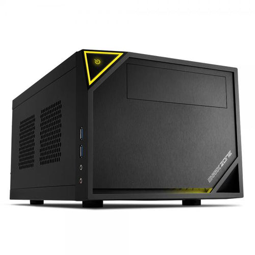 SHARKOON CASE MINI-ITX, 2 SLOT, 37 X 22.5 X 18.0 CM , USB 3.0, USB 2.0, 1X 120 MM FAN (PRE-INSTALLED), DRIVE BAYS 2,5-SSD