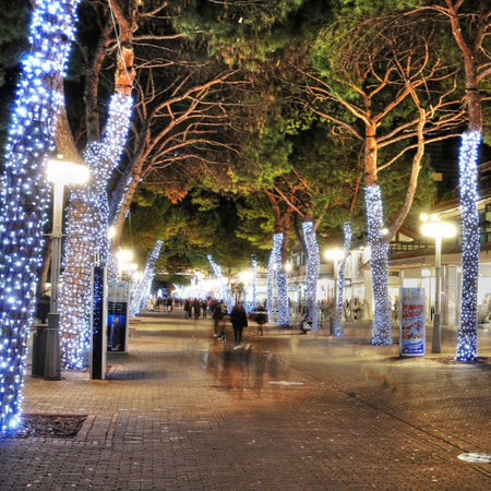 Luci di natale 20 m catena Maxi led professionale per interno ed esterno Ø 7 mm