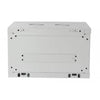 Armadio Rack 19'' a muro 12 unità sezione unica prof. 600mm Grigio