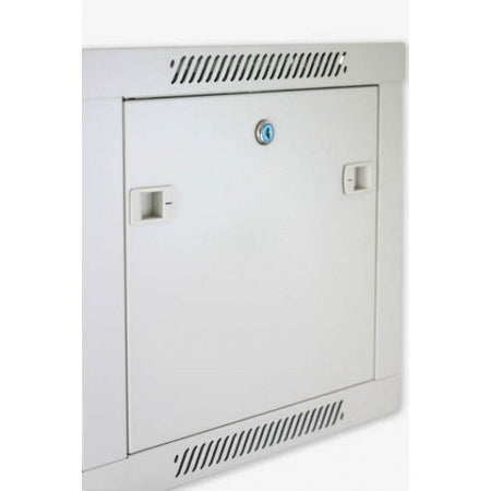 Armadio Rack 19'' a muro 15 unità sezione unica prof. 450mm Grigio