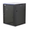Armadio Rack 19'' a muro 15 unità sezione unica prof. 600mm Nero