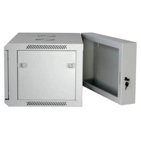 Armadio Rack 19'' a muro 9 unità due sezioni Grigio