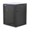 Armadio Rack 19'' a muro 12 unità sezione unica prof. 450mm Nero