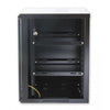Armadio Rack 19'' a muro 6 unità sezione unica prof. 450mm Nero