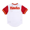 MITCHELL & NESS Casacca Uomo Nba Fashion Mesh V-neck Hardwood Classics Atlhaw White/original Team Colors da uomo