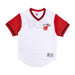 MITCHELL & NESS Casacca Uomo Nba Fashion Mesh V-neck Hardwood Classics Miahea White/original Team Colors da uomo