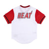 MITCHELL & NESS Casacca Uomo Nba Fashion Mesh V-neck Hardwood Classics Miahea White/original Team Colors da uomo