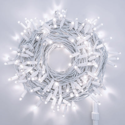 Luci di natale 20 m catena Maxi led professionale per interno ed esterno Ø 7 mm