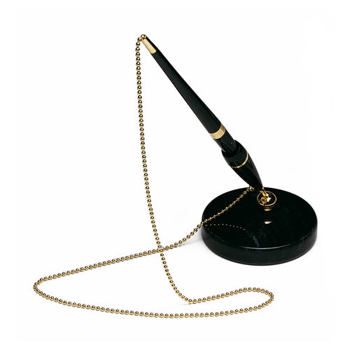 Stiloforo Con Base Marmo Nero Art.1703-N