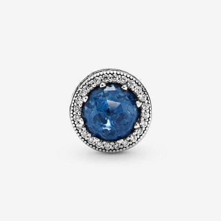 Charm blu scintillante