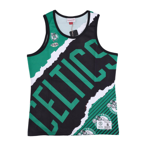 MITCHELL & NESS Canotta Tipo Basket Uomo Nba Jumbotron 2.0 Sublimated Tank Hardwood Classics Boscel Original Team Colors da uomo