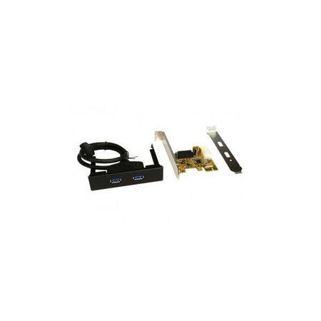 EXSYS EX-11099-2 scheda di interfaccia e adattatore Interno USB 3.2 Gen 1 [3.1 Gen 1] (IO Exsys PCIe 2x USB 3.0 intern [EX-11099-2] bulk)