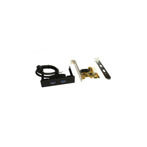 EXSYS EX-11099-2 scheda di interfaccia e adattatore Interno USB 3.2 Gen 1 [3.1 Gen 1] (IO Exsys PCIe 2x USB 3.0 intern [EX-11099-2] bulk)