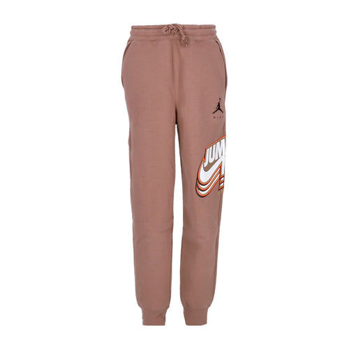 JORDAN Pantalone Tuta Felpato Uomo Jumpman Fleece Pant Archaeo Brown/black da uomo