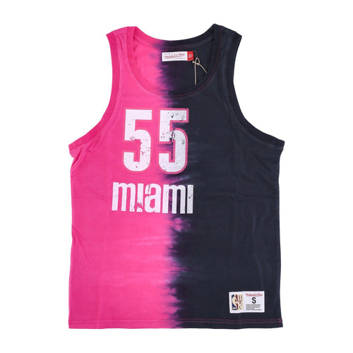 MITCHELL & NESS Canotta Uomo Nba Vertical Tie Dye Tank Hardwood Classics No 55 Jason Williams Miahea Original Team Colors da uomo
