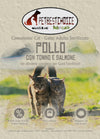 Linea Platino grainfree alto contenuto in carne Sterilizzato Pollo,Tonno Salmone