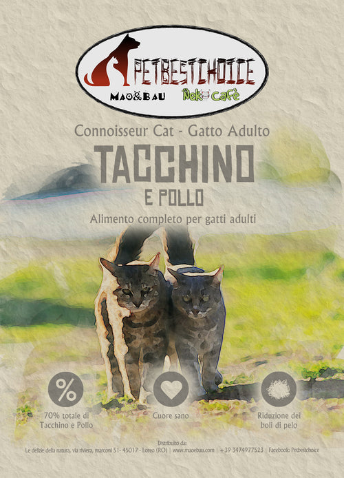 Kit 2x1,5KG PETBESTCHOICE Grainfree Adult Tacchino e Pollo 70%