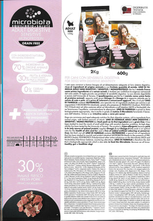 UNO DI FAMIGLIA MICROBIOTA ADULT DIGESTIVE SENSITIVE MONOPROTEIN MINI