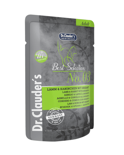 Dr Clauder's Best Selection – 03 Agnello e Coniglio all’Amaranto