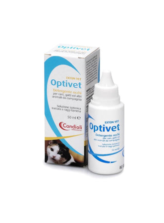 Candioli Optivet Detergente Contorno Occhi Cani E Gatti 50 ml
