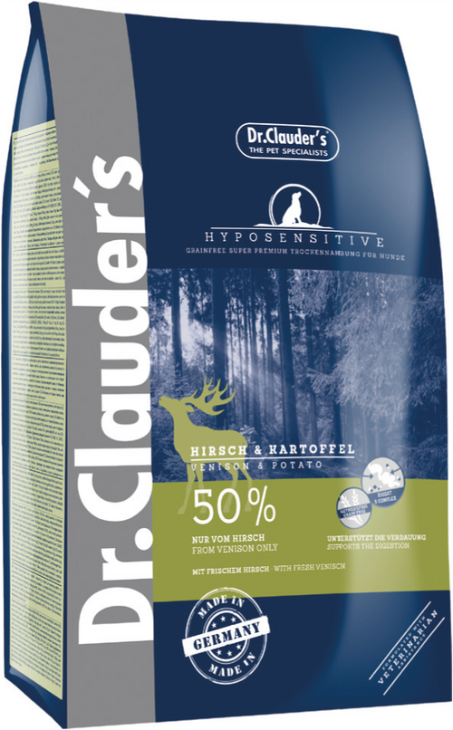 CERVO & PATATE ALL BREED SENSITIVE PLUS DR. CLAUDER’S GRAINFREE