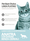 PETBESTCHOICE Linea Salute Platino Sterilizzato/Senior Anatra e Sardine