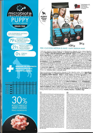 UNO DI FAMIGLIA MICROBIOTA PUPPY MEDIUM & MAXI