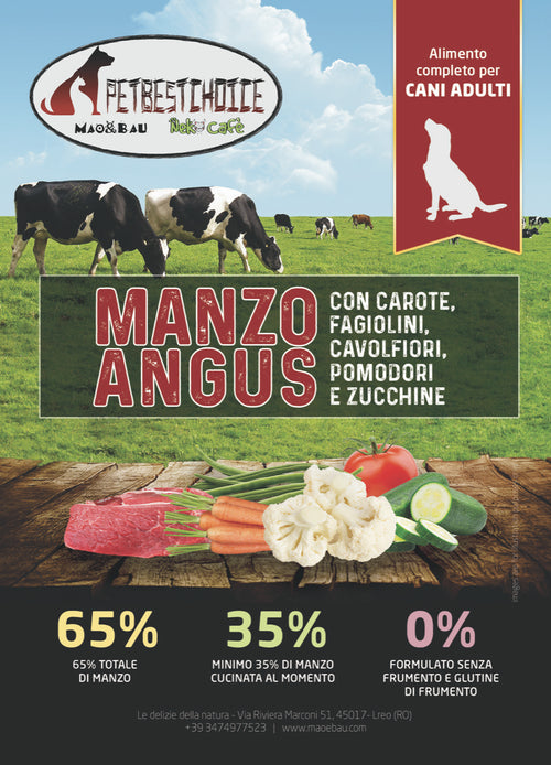 PETBESTCHOICE Adult MANZO ANGUS+ Superfood