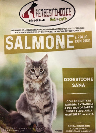 PETBESTCHOICE SUPERPREMIUM adult Salmone e Pollo 60% con Riso