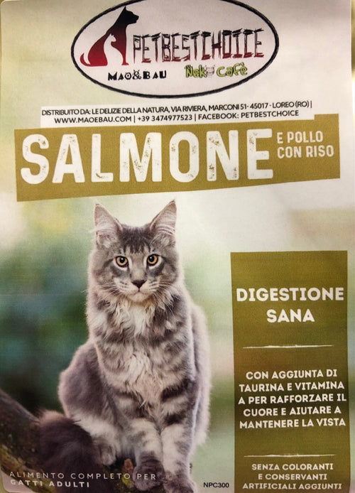 PETBESTCHOICE SUPERPREMIUM adult Salmone e Pollo 60% con Riso