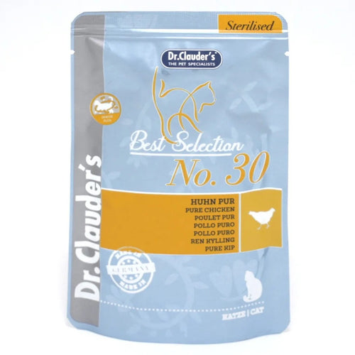 Dr. Clauder's Best Selection - 30 Puro pollo per Gatti 85GR