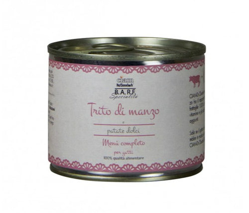 Dr.Clauder's Barf menu completo gatto trito di manzo 200 gr