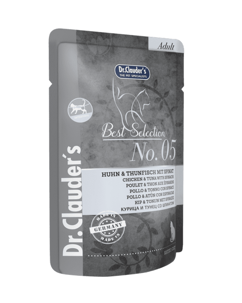 Dr Clauder's Best Selection – 05 Pollo e Tonno con Spinaci