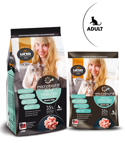 UNO DI FAMIGLIA MICROBIOTA INDOOR STERILIZED WEIGHT CONTROL