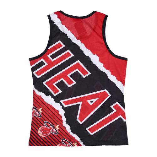MITCHELL & NESS Canotta Tipo Basket Uomo Nba Jumbotron 2.0 Sublimated Tank Hardwood Classics Miahea Original Team Colors da uomo