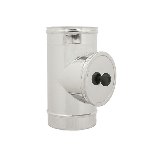 Modulo di ispezione a T da 150mm in acciaio inox 5 decimi AISI 304
