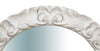 Biscottini Specchiera da parete in legno finitura bianco anticato Made in Italy Offerta