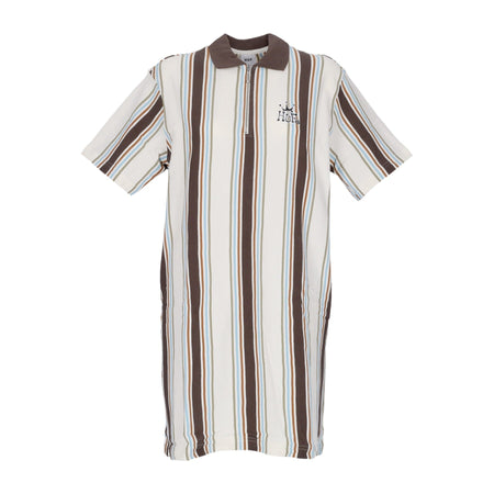 HUF Vestito Donna Crown Polo Knit Dress Off White da donna