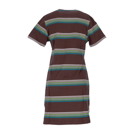 HUF Vestito Donna Landmark Knit Dress Brown da donna