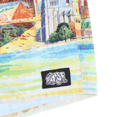 HUF Pantaloncino Uomo Culture Easy Short Yellow da uomo